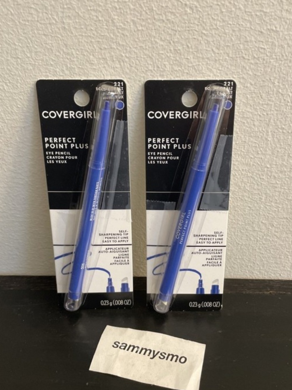 Covergirl Perfect Point Plus Eye Pencil 221 Bold Cobalt, x2 Discontinued, Read
